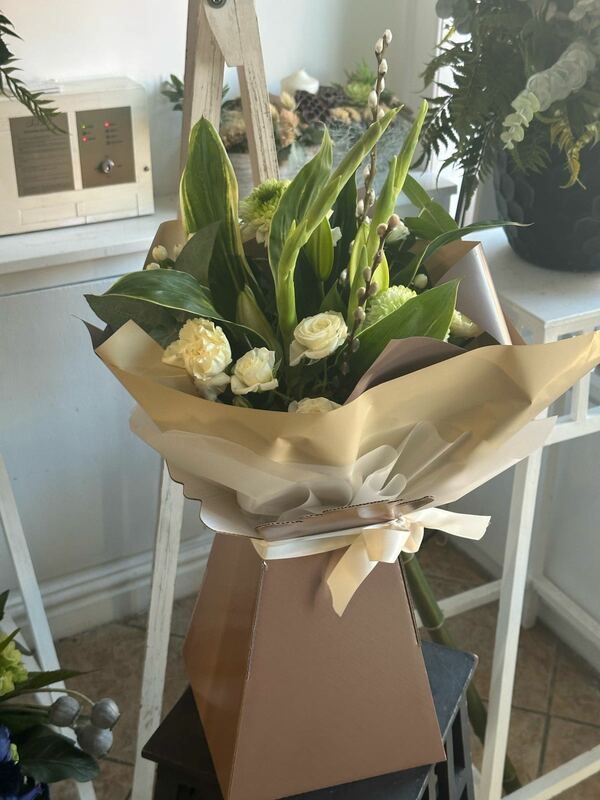 Flowers delivered to customer