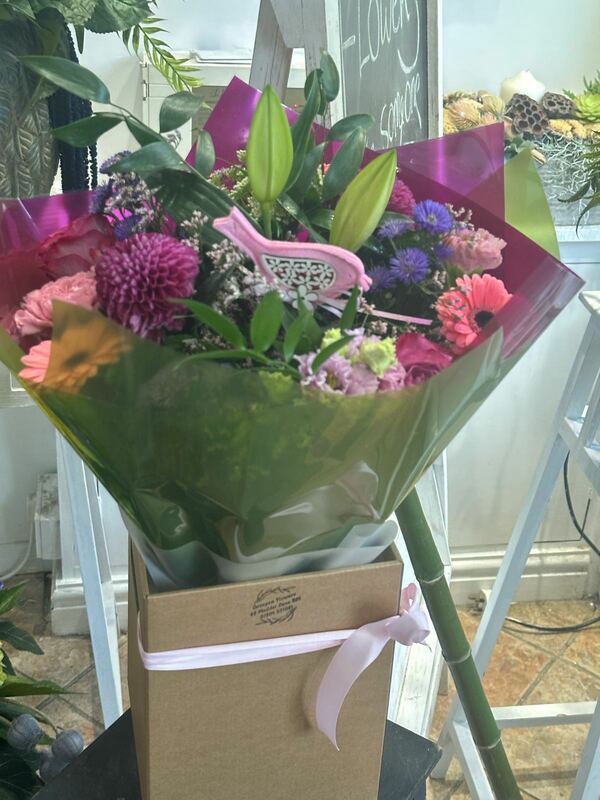 Flowers delivered to customer