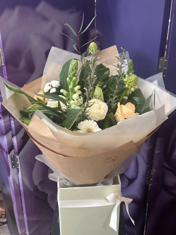 Flowers delivered to customer