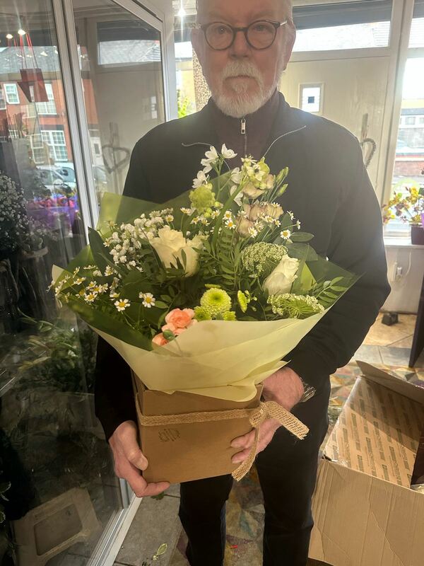 Flowers delivered to customer