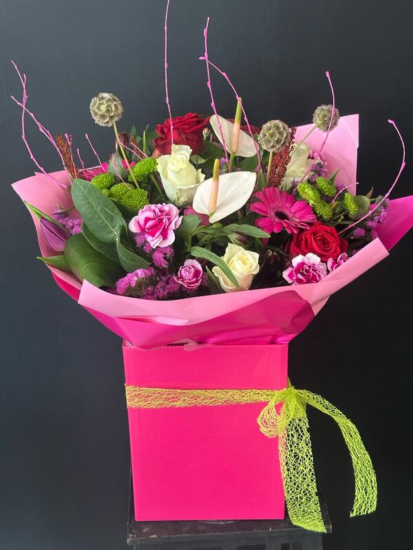 Flowers delivered to customer