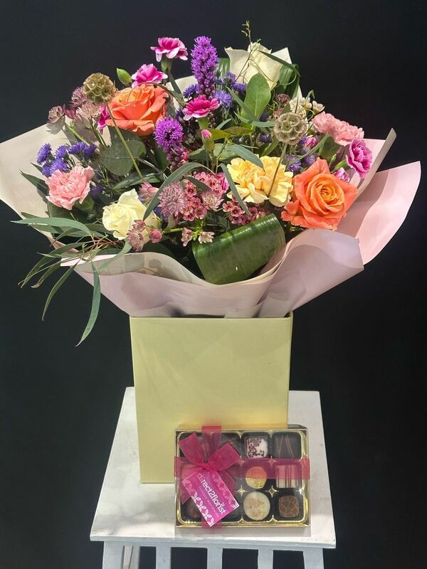 Flowers delivered to customer