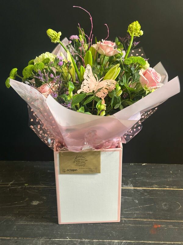 Flowers delivered to customer