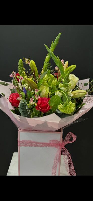 Flowers delivered to customer