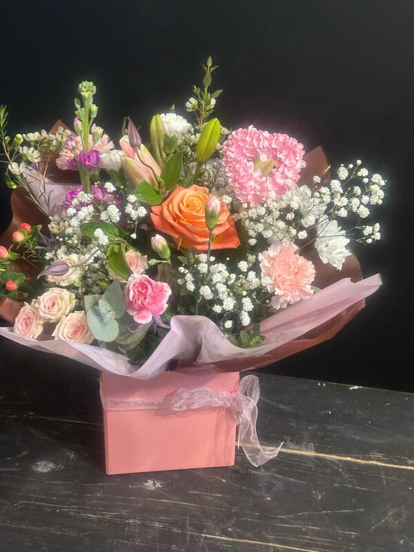 Flowers delivered to customer