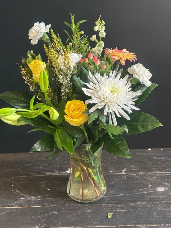 Flowers delivered to customer