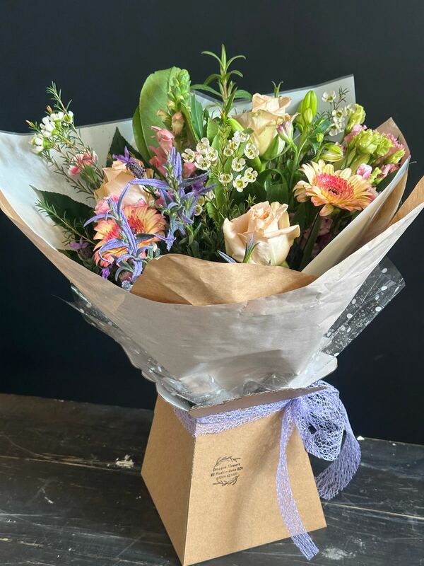Flowers delivered to customer