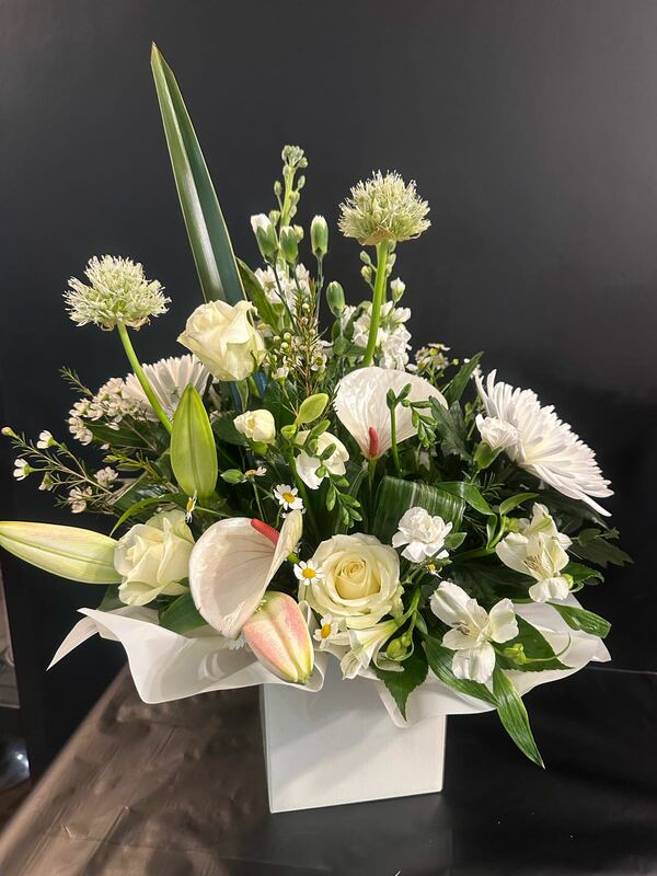 Flowers delivered to customer