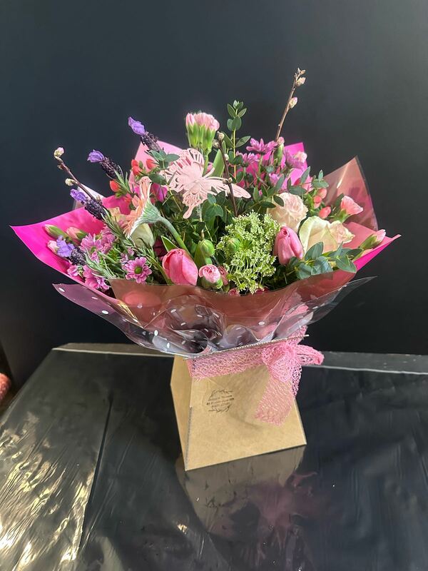 Flowers delivered to customer