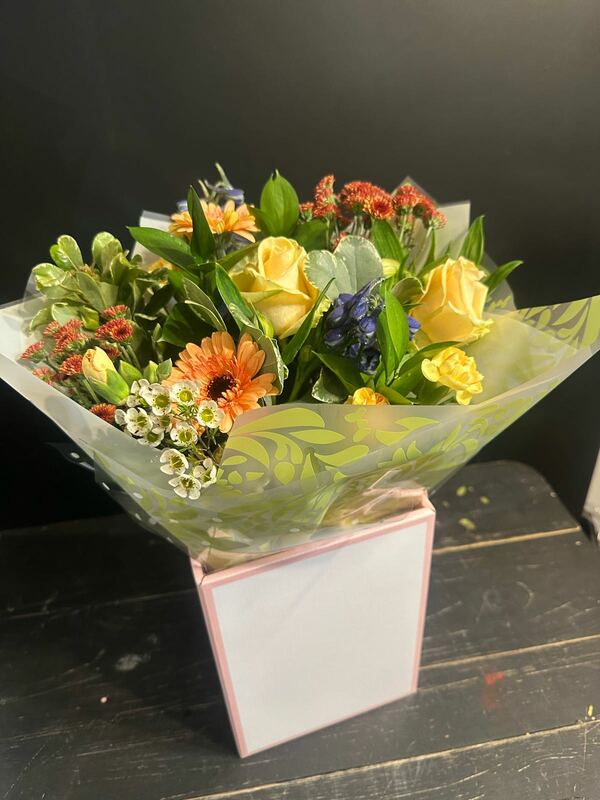 Flowers delivered to customer