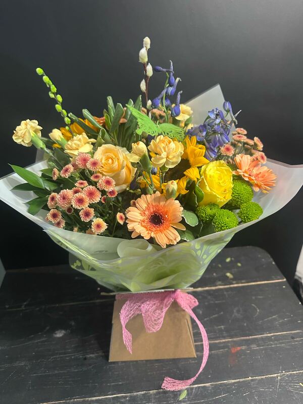 Flowers delivered to customer