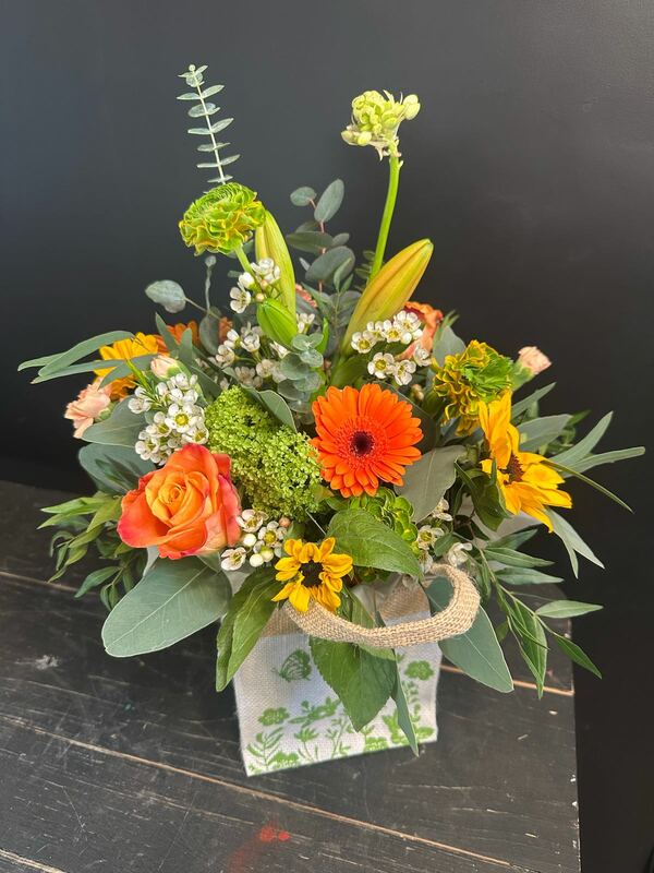 Flowers delivered to customer