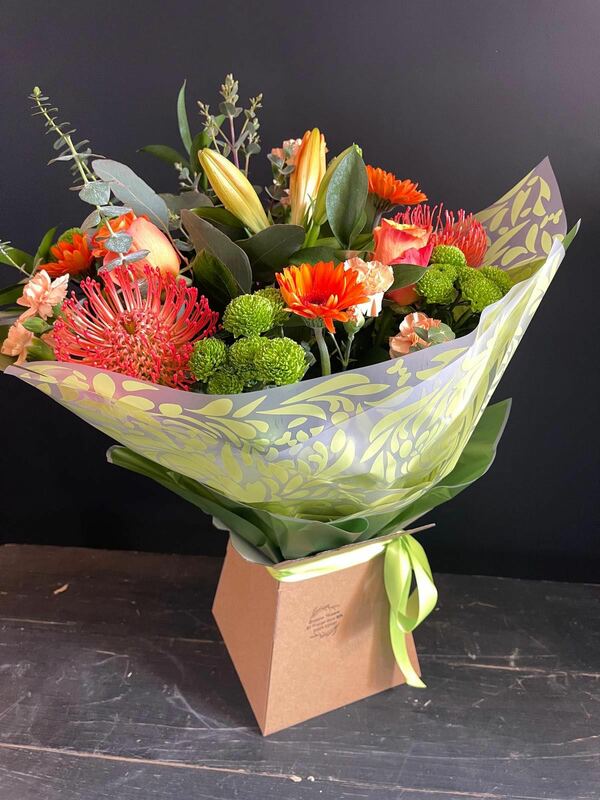 Flowers delivered to customer