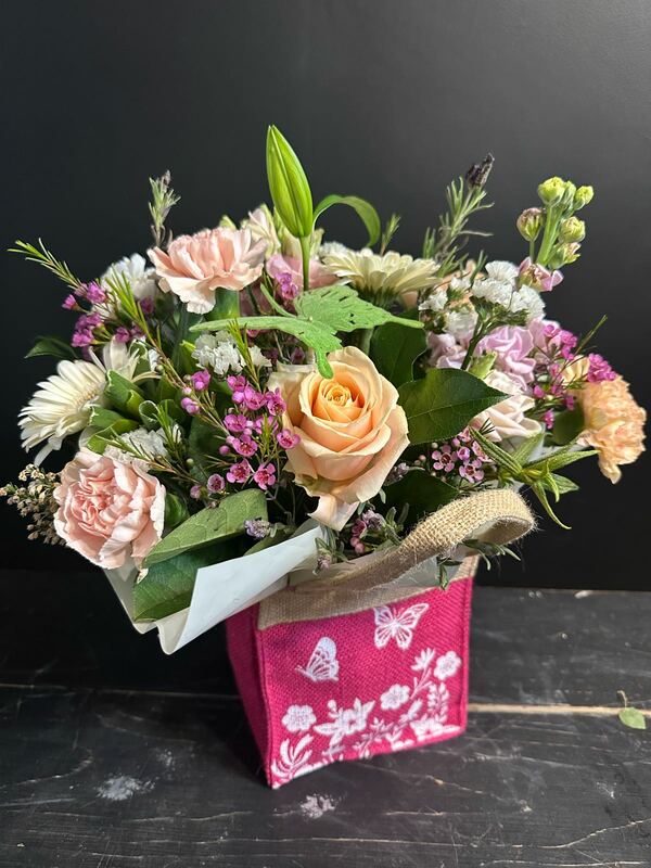 Flowers delivered to customer