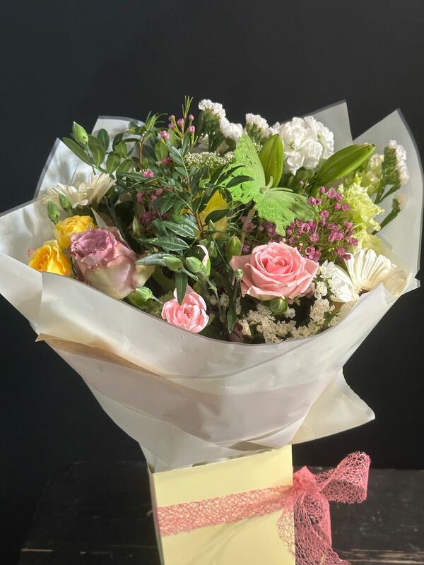 Flowers delivered to customer