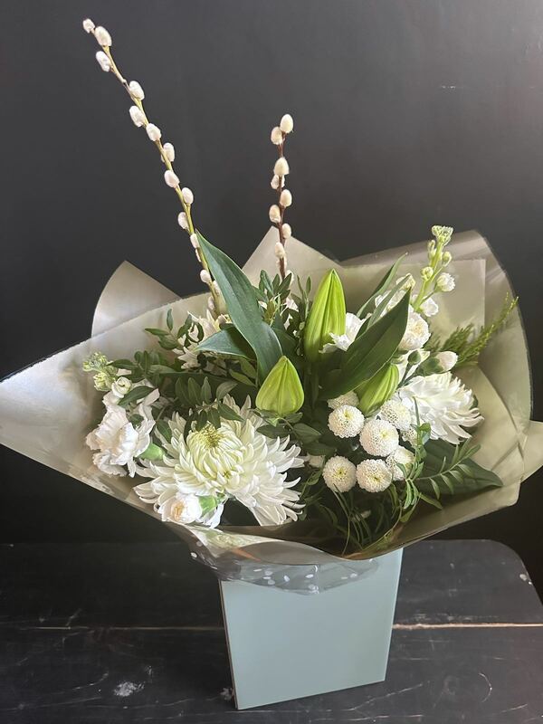 Flowers delivered to customer