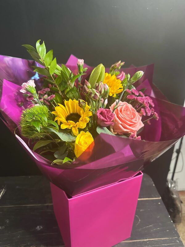 Flowers delivered to customer