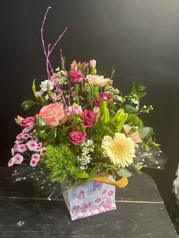 Flowers delivered to customer