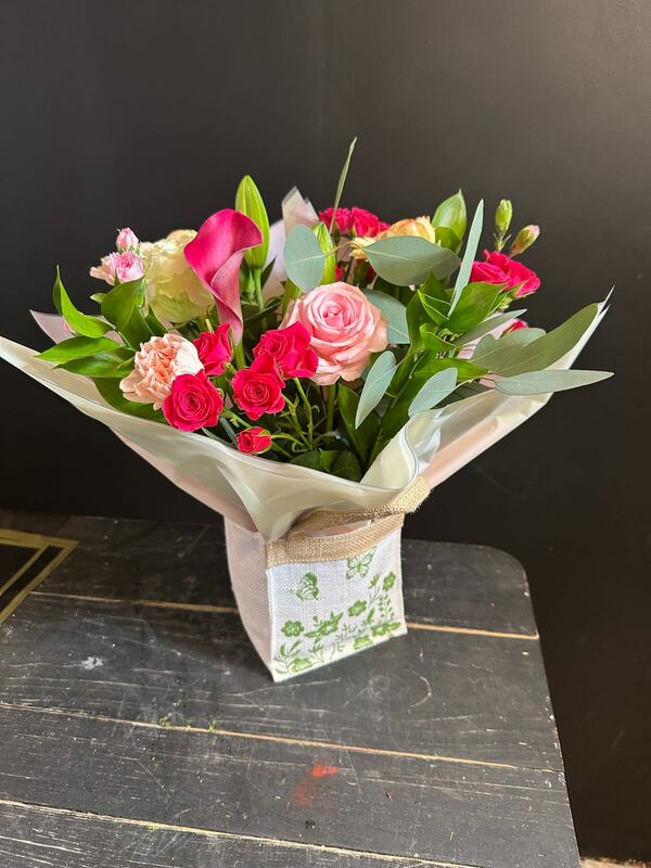 Flowers delivered to customer