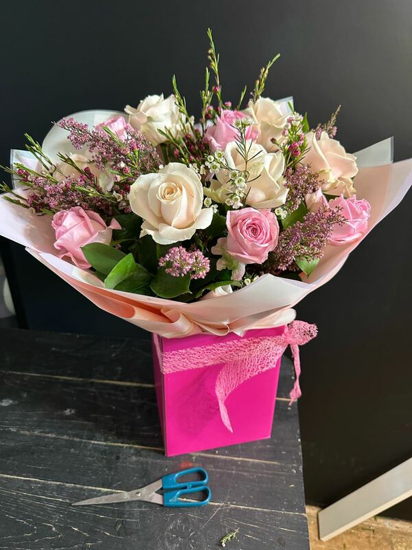 Flowers delivered to customer