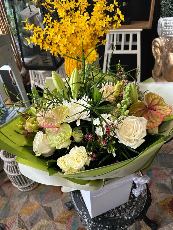 Flowers delivered to customer