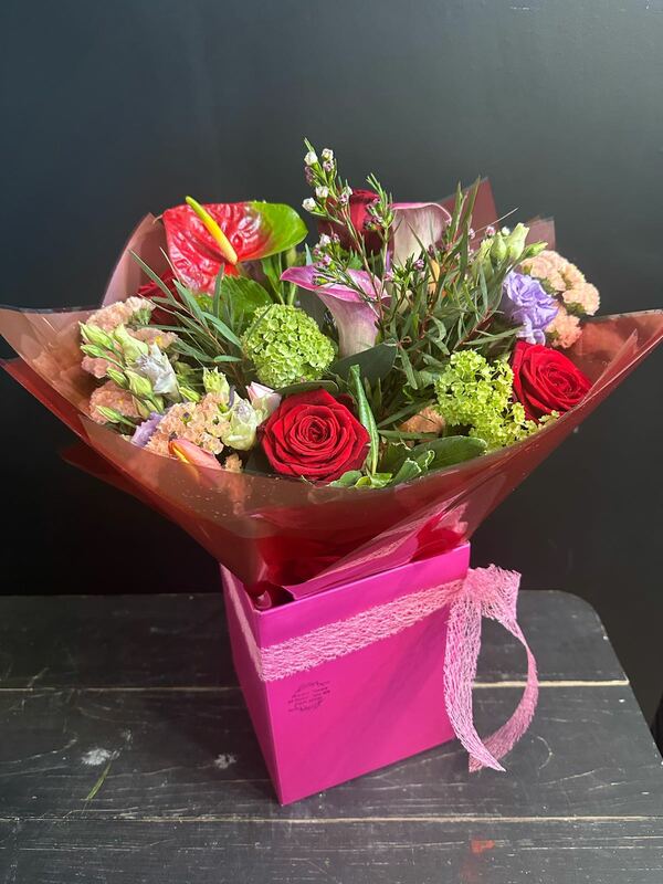 Flowers delivered to customer