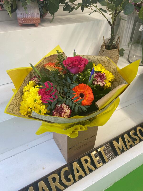Flowers delivered to customer