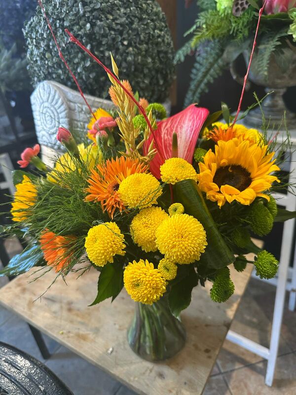 Flowers delivered to customer