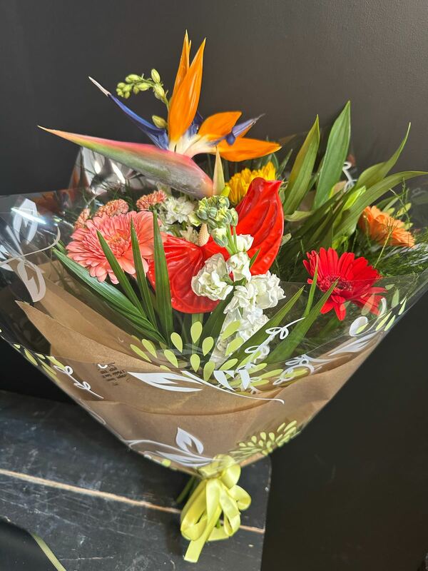 Flowers delivered to customer