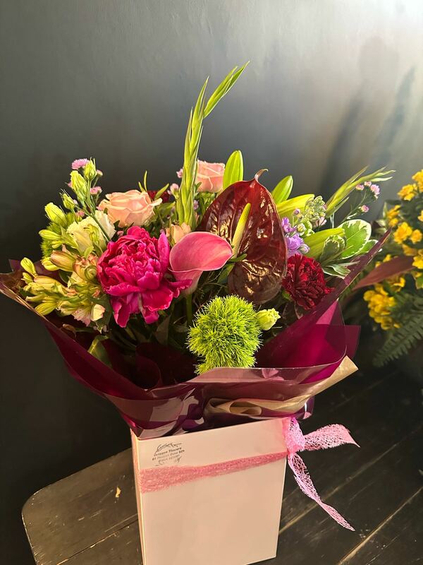 Flowers delivered to customer