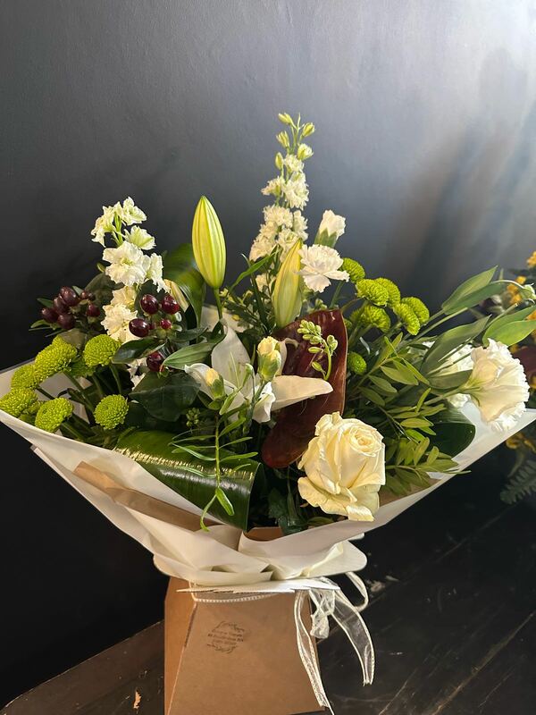 Flowers delivered to customer
