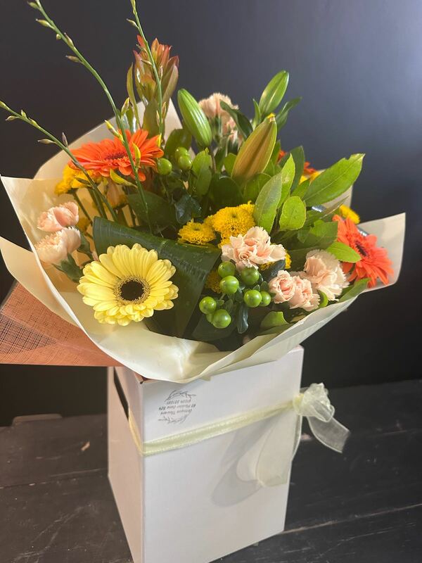 Flowers delivered to customer