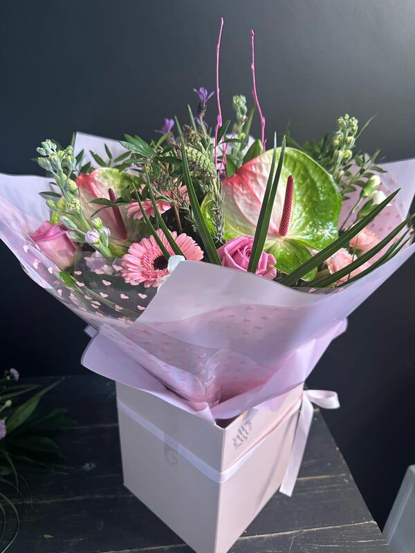 Flowers delivered to customer