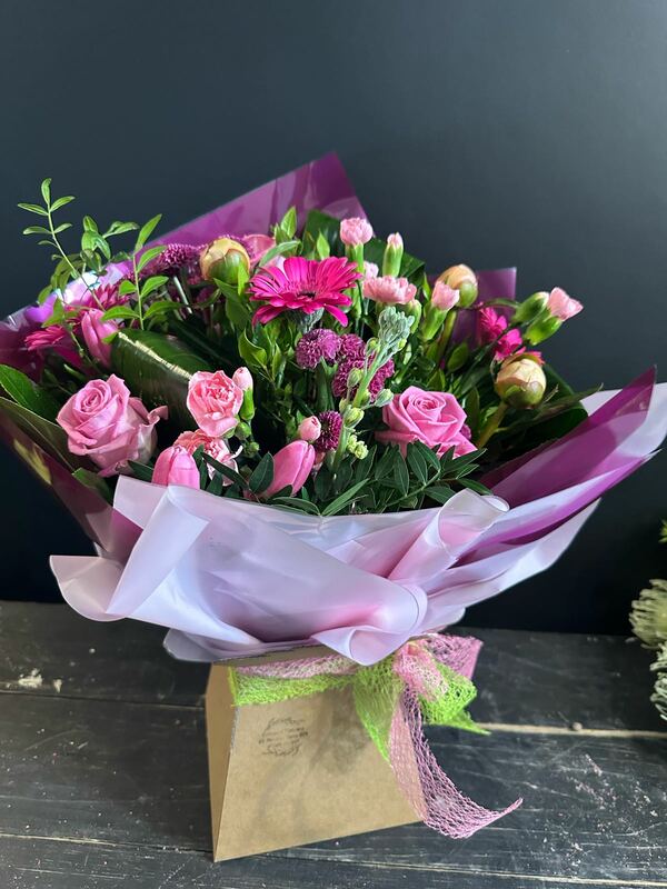 Flowers delivered to customer