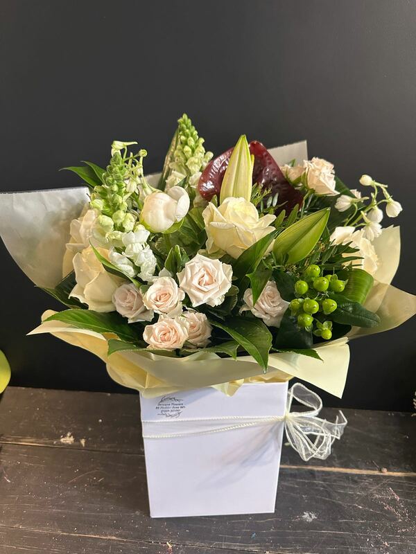 Flowers delivered to customer