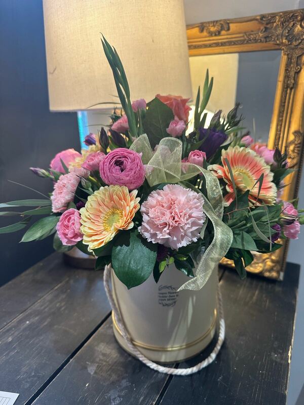 Flowers delivered to customer