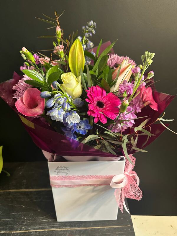 Flowers delivered to customer