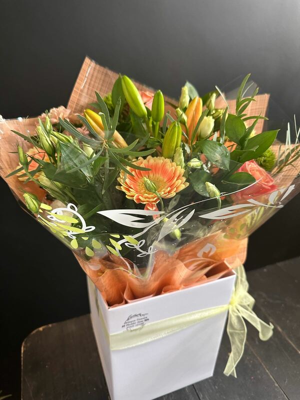 Flowers delivered to customer