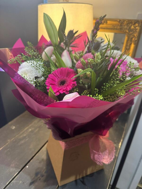Flowers delivered to customer