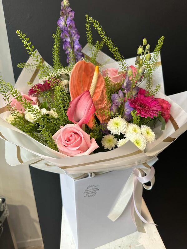 Flowers delivered to customer