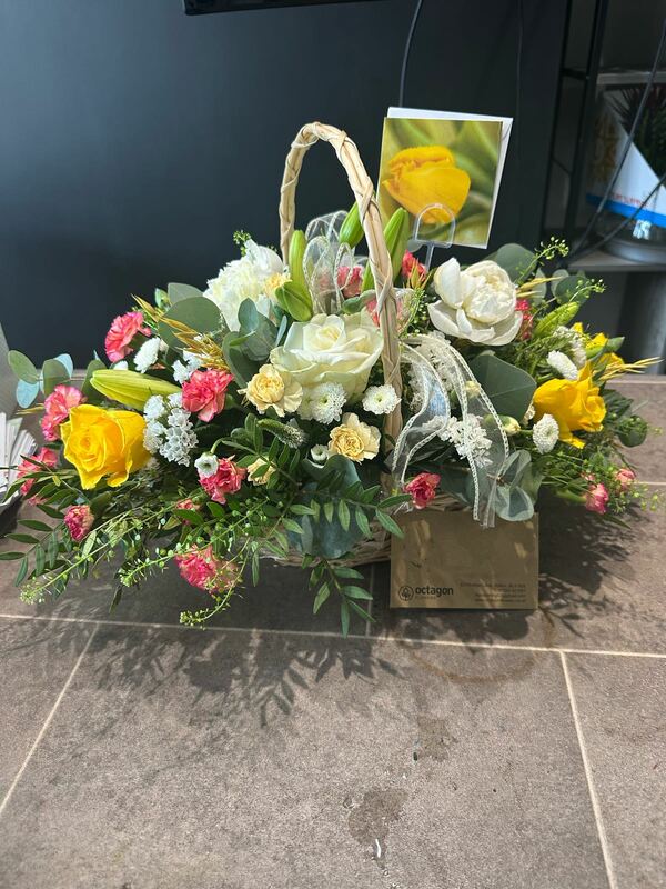Flowers delivered to customer