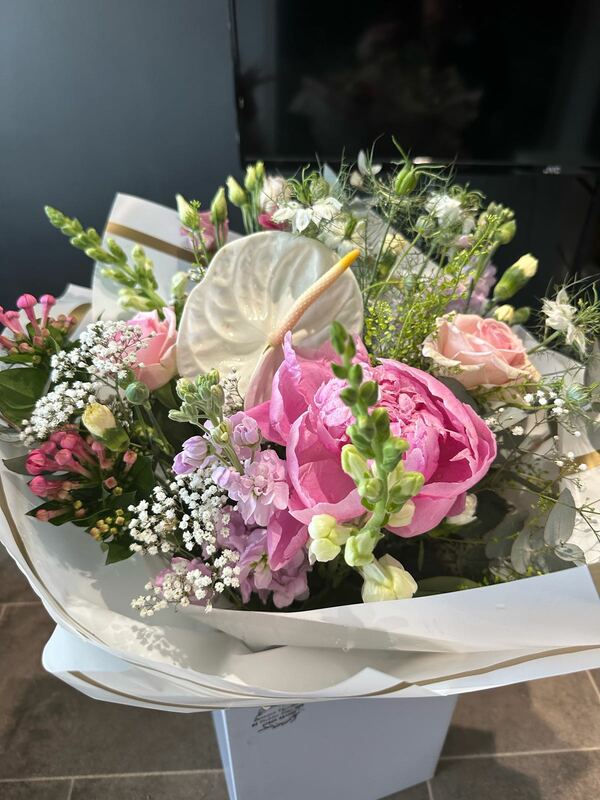 Flowers delivered to customer