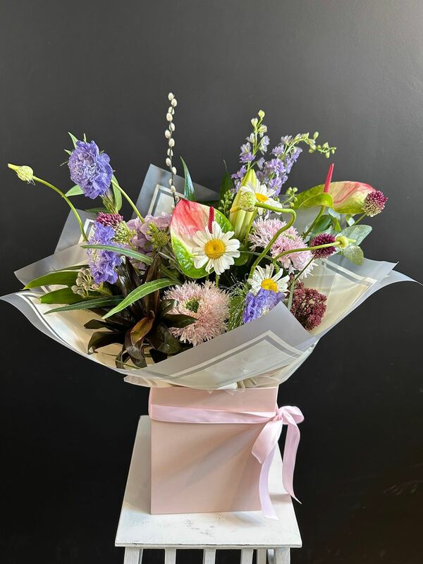 Flowers delivered to customer