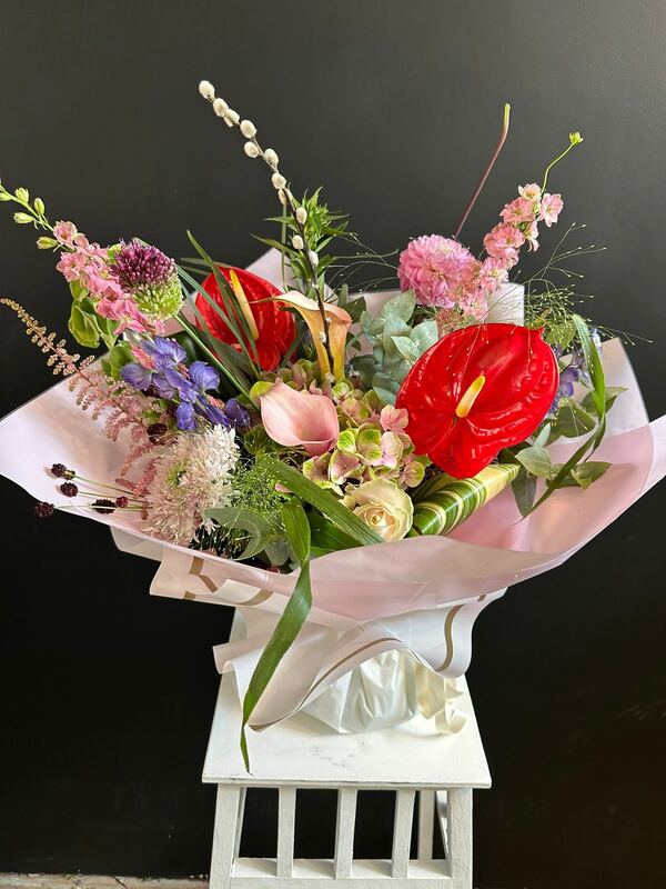 Flowers delivered to customer