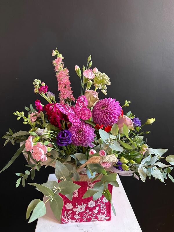 Flowers delivered to customer