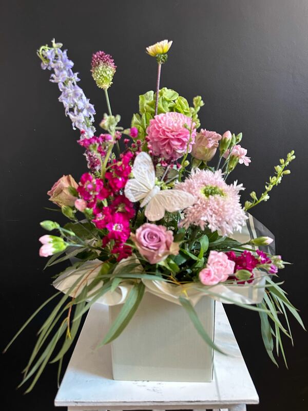 Flowers delivered to customer