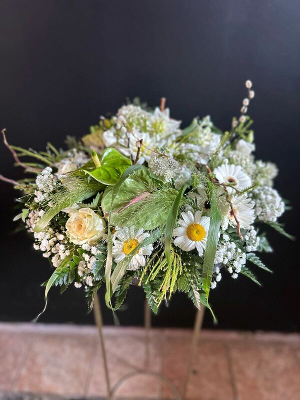 Flowers delivered to customer