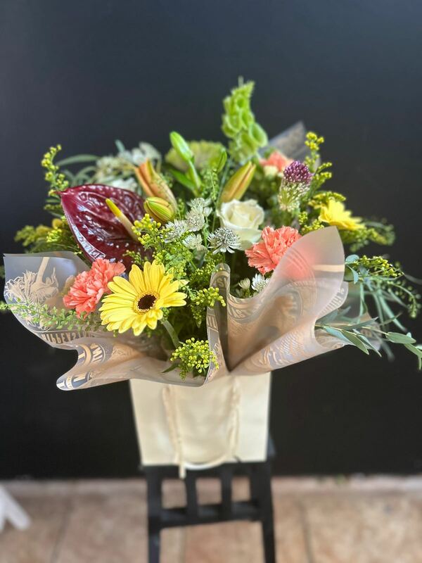 Flowers delivered to customer