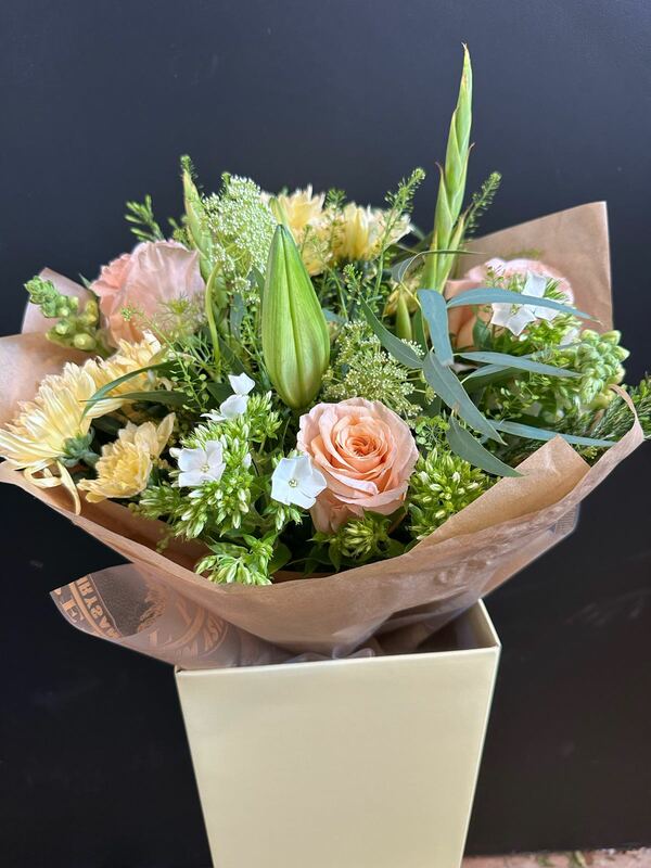 Flowers delivered to customer