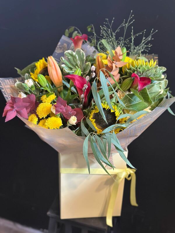 Flowers delivered to customer